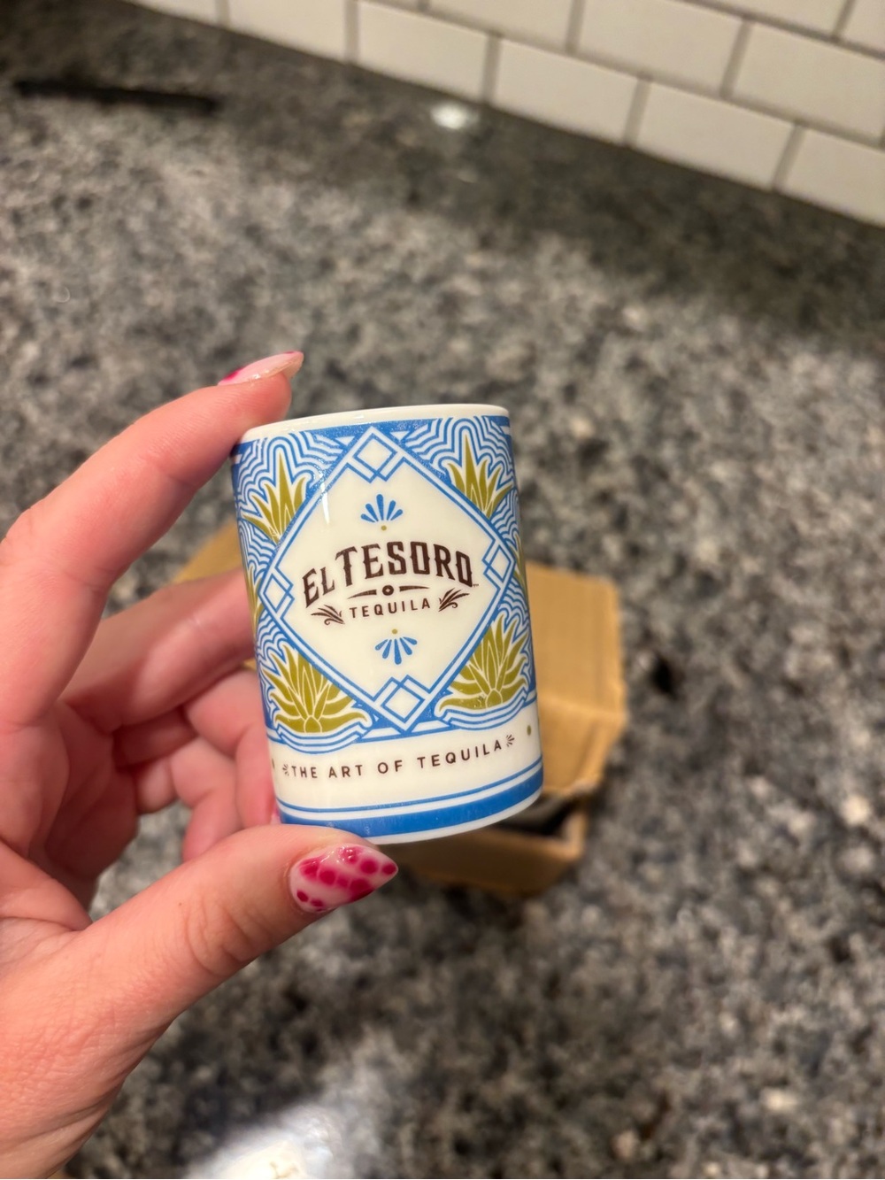 El Tesoro Tequila Ceramic Shot Glasses